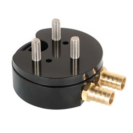 waltyotur Diesel Fuel Tank Dual-Port Gas Integrated Return Sump Kit Replacement for Airdog FASS Cummins Duramax Powerstroke
