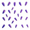 Purple Press on Nails Medium Length Almond Artificial Fake Nails