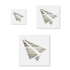 Paper Airplane Origami Plan Plane, quality mylar stencil pack in 3 sizes, reusable for crafts and diy projects CCSTE-26739