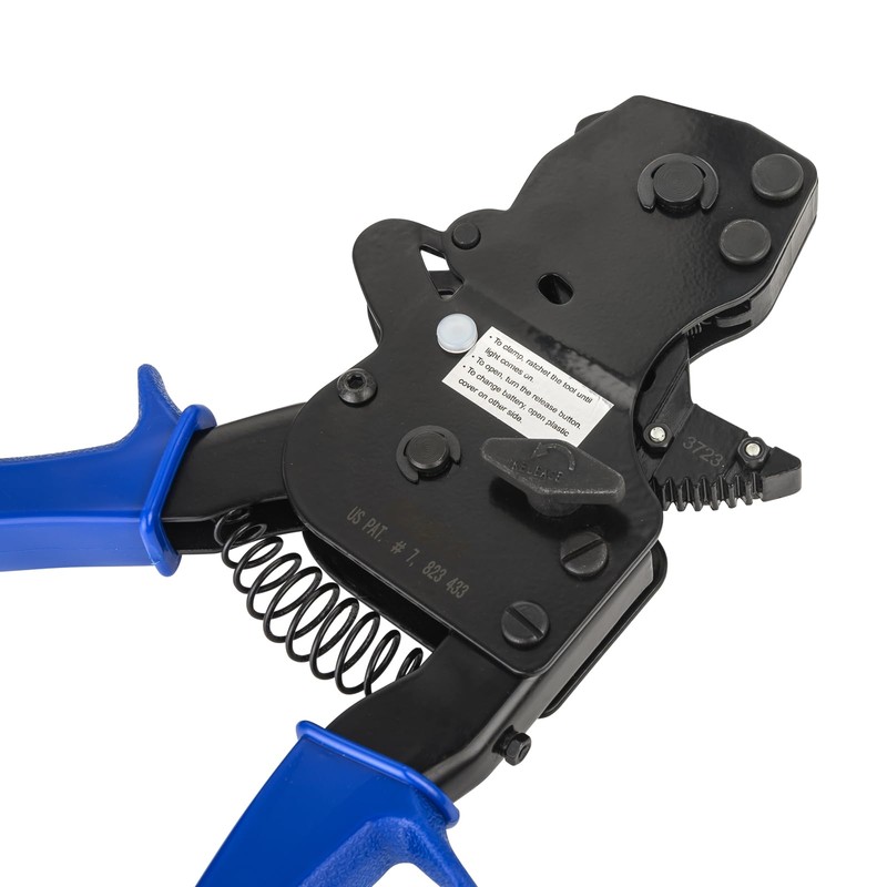 GUOFIS PEX Ratchet Cinch Clamp Tool with Holster for Stainless