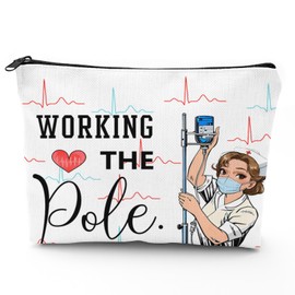FJTP Nurse Gifts-Nurse Makeup Bag,Nurse Cosmetic Bag Nursing Bags for Nurses,Nursing Gift for Bulk,Nurse Graduation Gift,Nurse Accessories for Work,Nurse Zipper Bag Pouch