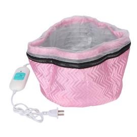 Gorro de Tratamiento Térmico para el Cabello, Gorro de Calor Eléctrico de Acondicionamiento Profundo Ajustable con Temperatura, Enchufe Estadounidense de 110-220V