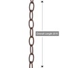 GEPOW 20 Feet Bronze Light Fixture Chain, Extra Chandelier Pendant