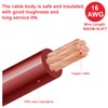 MKBKLLJY 1Pcs RCA to Bare Wire Speaker Cable 16.4FT/500CM 16AWG