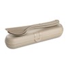 koziol KLIKK Nature Desert Sand Cutlery Set 3-Piece