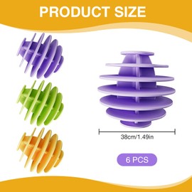 Katyjun Pack of 12 Washing Machine Washing Balls for Down Jackets, Dryer Ball