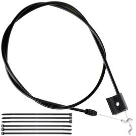 ZAMDOE 181000661/0 Lawn Mower Throttle Control Cable for Mountfield 45HP 45PD HP470 SP470 Lawnmower Spare Parts, Engine Brake Cable Length 129.5cm/51inch, Cable Sleeve 109.2cm/43inch