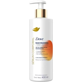 DOVE Sérum Corporal en Crema Tono Uniforme con Niacinamida que reduce las manchas oscuras y humecta profundamente y actua con rapidez* 400 ml