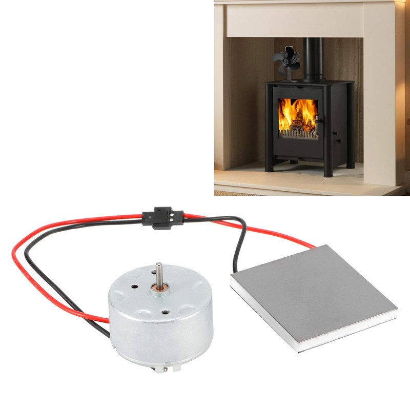 Zerodis Fireplace Fan Generator Blade Fireplace Fan Electric Generator Motor