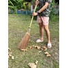 Garden Broom - Coconut Broom 55 Inch, Heavy Duty Sweeping