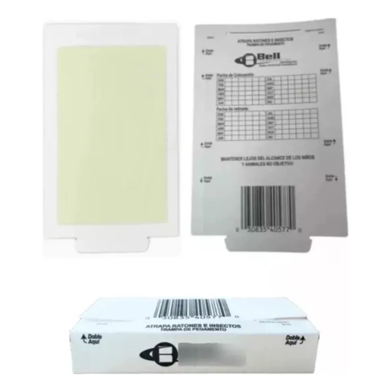 Caja Trapper Max Placa De Pegamento 72 Pzas Para Roedores