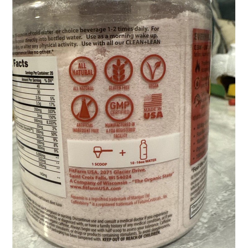 Clean Lean All Day Keto Electrolytes, Antioxidants,v