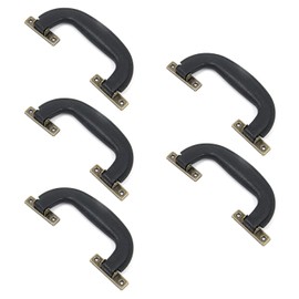 T Tulead Suitcase Pulls Black Plastic Pull Handles 150x58mm Luggage Handle Pull Pack of 5 with Mounting Screws