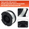 Covienapp 6 Pack String Trimmer Spool for Black&Decker AF-100 Auto-Feed