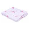 DaraBaby Manta Muselina Bebé Sabana100%algodón Transpirable 120x120cm