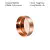sourcing map Copper End Cap Pipe Fitting Sweat Plug Connection