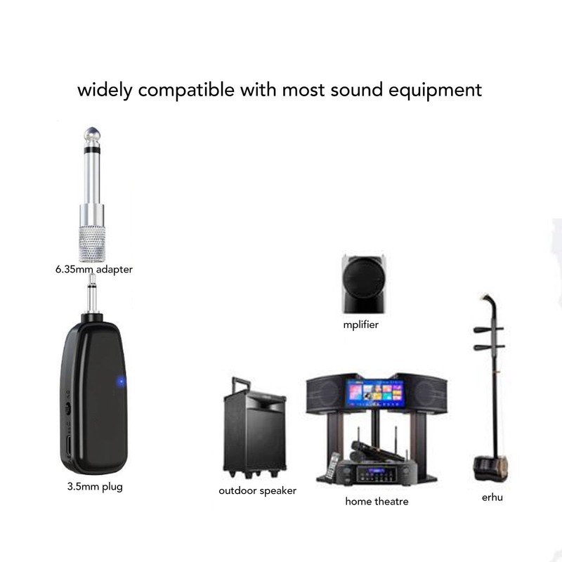 2.4G wireless anti-interference erhu microphone pickup, noise reduction, plug and