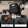Oumurs Motorcycle Handlebar Bags,1680D Water-resistant Universal Bar bag American Flag