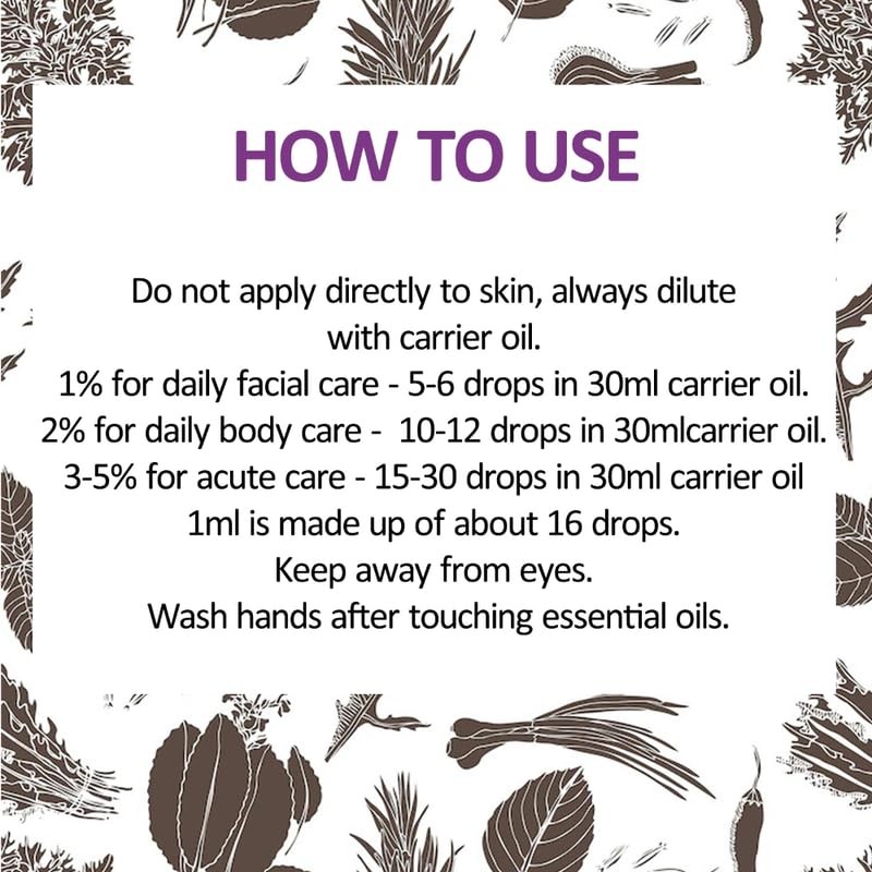 Deve Herbes Pure Thyme Essential Oil (Thymus vulgaris) Steam Distilled