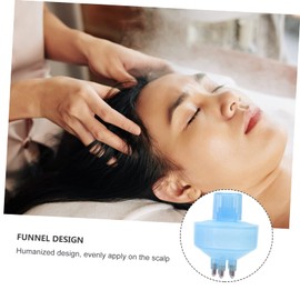 Mikinona Hair Oil Applicator Comb Roller Ball Scalp Treatment Bottle for Essential Oils Scalp Massage Applicator for Hair Care for Home Use