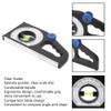Inclinometer Universal Inclination Measuring Ruler Multifunctional Angle Measuring Device Horizontal