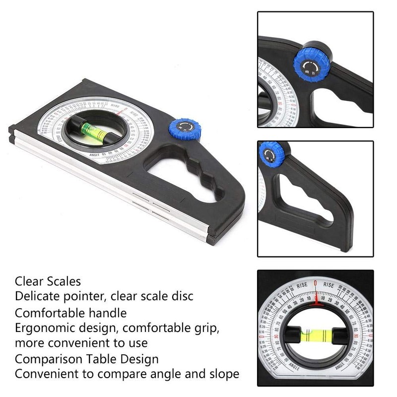 Inclinometer Universal Inclination Measuring Ruler Multifunctional Angle Measuring Device Horizontal