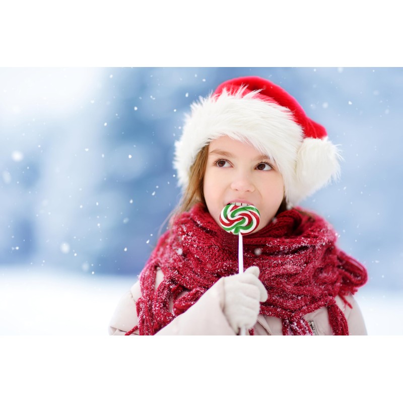 Christmas Candy Lollipops - 24 Holiday Suckers Individually Wrapped Bulk