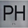 BUILDINGSIGNS.COM PH Floor Elevator Jamb Plate Sign with Braille and