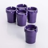 LST 5x Ashtray Storm Ashtray Smokeless Drinks Purple Plastic