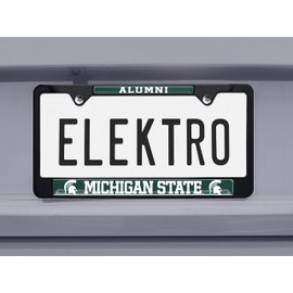 Elektroplate Michigan State Alumni Black License Plate Frame
