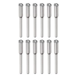 sourcing map 12pcs Cut Off Wheel Screw Mandrel 3mm Shank Dia Cutting Disc Holder for Rotary Tools