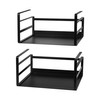 Nxconsu 2Pack Under Shelf Storage Basket Organizer Hanging Holder for
