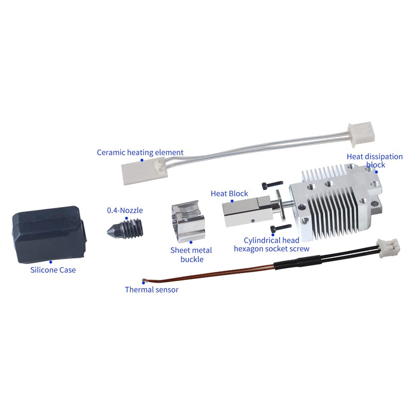 FYSETC SV08 Print Head Kit - Hotend Upgraded Replacement: Include