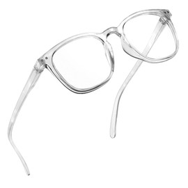 grinderPUNCH High Magnification Strong Power Readers Reading Glasses | Available in +4.00 +4.50 +5.00 +6.00 | (+4.50, Clear)