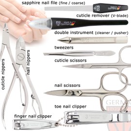 3 Swords Germany - manicure pedicure set kit - brand quality by 3 Swords