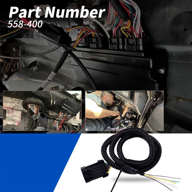 XTPTFABS 558-400 Input Output Wiring Harness/8-Pin J1A/B Input/Output Connector Compatible