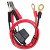 12V-24V Eylet O terminals to Alligator Clip Cable Power 16AWG