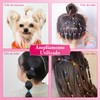 NUHEXRY 1800 Mini Bandas de Goma con Herramientas de Peinado
