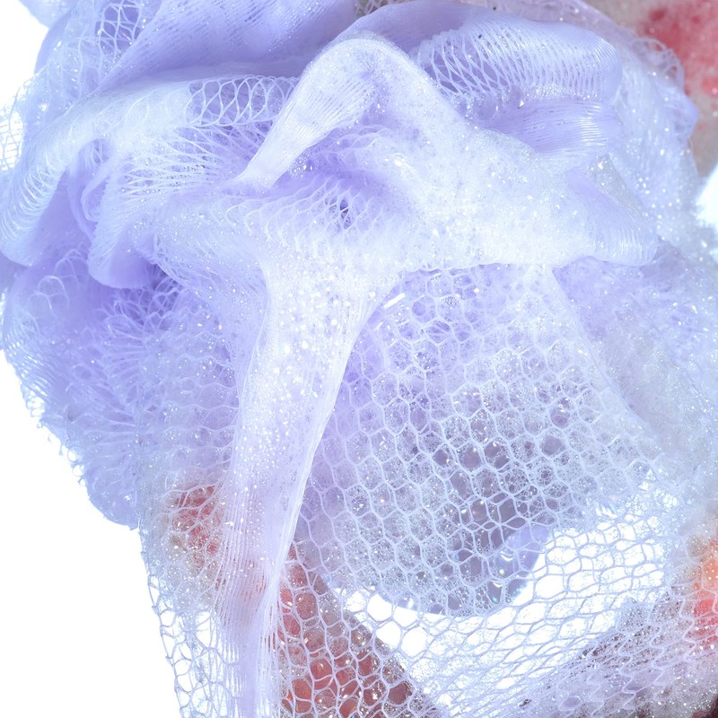 iboodi - Lote de 4 esponjas de ducha (60 g),