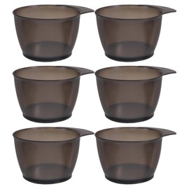 FOMIYES 6Pcs Hair Dye Bowls Stackable Plastic Mixing Bowls for Hair Color Application Lightweight Salon Supplies for Home and Professional Use