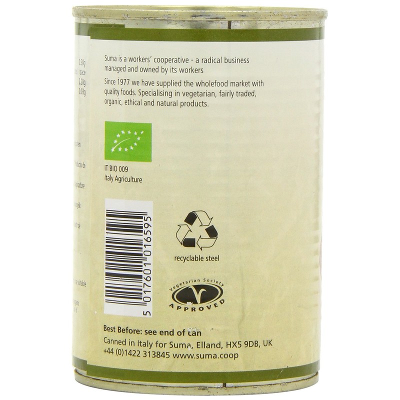 Suma Organic Chopped Tomatoes 400 g