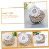 Zerodeko Box Heart Shaped Ring Box Ring Bearer Ring Holder