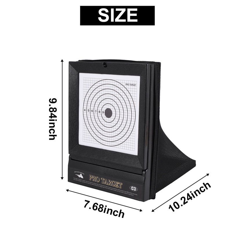 Bopfimer Outdoor Portable Targets for Reusable & with Trap Net