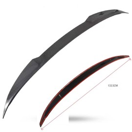 MUCO Trunk Lid Rear Spoiler for Honda Accord 2018 2019 2020 2021 10th Gen 4 Door Sedan-JDM Akasaka Style Trunk Spoiler Wing-Carbon Fiber Look