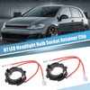 uxcell 2pcs H7 LED Headlight Bulb Base Holder Adapters Socket