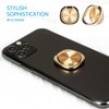 [2 Pack] Rounded CD Texture Cell Phone Ring Holder Stand,