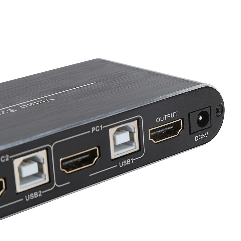 KVM Switch Plug and Play Support 4K Audio Video Converter