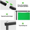 GLOSHOOTING 7x10ft Green Screen Backdrop Kit with Stand, 9.5x9.5ft Large