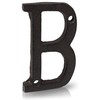 Basic Fundamentals 3-Inch Cast Iron Letters for Wall and Mailbox