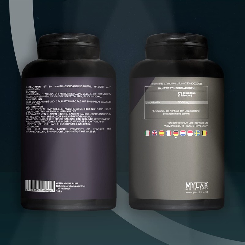 L-Glutamine Ultrapure - Reduces Fatigue After Training - Recovery Post